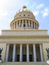 Capitolio view, Havana, Cuba, sunny day in Caribbean! America!