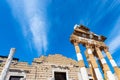 Capitolium Roman Temple or Tempio Capitolino - Brescia Lombardy Italy Royalty Free Stock Photo