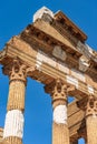 Capitolium Roman Temple or Tempio Capitolino - Brescia Lombardy Italy Royalty Free Stock Photo