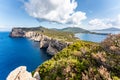 Capo Caccia, cliffs and blue sea. Sardinia, Italy