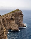 Capo Caccia rocky coastline lighthouse, Sardegna