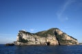 Capo Miseno with the lighthouse Royalty Free Stock Photo