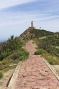 Capo Sandalo Lighthouse, St Pietro Royalty Free Stock Photo