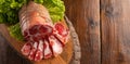 Capocollo or coppa is a traditional Italian and Corsican pork