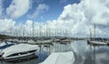 Moored boats, Capodimonte, Viterbo, Italy