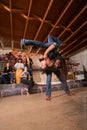 Capoeira Artists Flipping