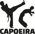 Capoeira fight with word
