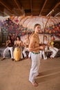 Capoeira Performers Together Royalty Free Stock Photo