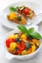 Caponata, italian eggplant vegetable stew