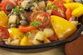 Caponata Italian Food Salad Vegetable Royalty Free Stock Photo