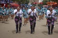 Caporales dancers at the Oruro Carnival