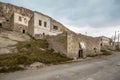 Cappadocia abandoned Medieval Greek with home Royalty Free Stock Photo