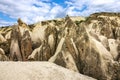 Cappadocia in Anatolia Turkey. Volcanic mountains in Goreme