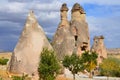 Cappadocia is the ancient name of a large region in the center of Anatolia, Royalty Free Stock Photo