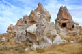 Cappadocia is the ancient name of a large region in the center of Anatolia, Royalty Free Stock Photo