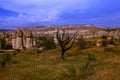 Cappadocia. city in the rock. columns of weathering. canyon. nature. Turkey Royalty Free Stock Photo