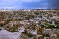 Cappadocia. city in the rock. columns of weathering. canyon. nature. Turkey Royalty Free Stock Photo