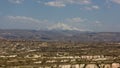 Cappadocia and Erciyes Mountain Royalty Free Stock Photo