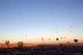 Cappadocia hot air balloon trip, Turkey Royalty Free Stock Photo