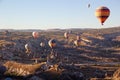 Cappadocia hot air balloon trip, Turkey Royalty Free Stock Photo