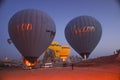 Cappadocia night balloon Royalty Free Stock Photo