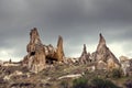 Cappadocia rock formation in Goreme Royalty Free Stock Photo