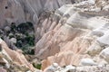 Cappadocia Rock Formations, Red Rose Valley, Goreme, Turkey Royalty Free Stock Photo