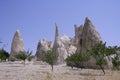 Cappadocia rock landscapes Royalty Free Stock Photo