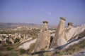 Cappadocia rock landscapes Royalty Free Stock Photo