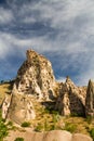 Cappadocia rocks and windows in the mountain