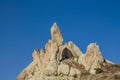 Cappadocia tuff formation landscape at clear sunny day Royalty Free Stock Photo