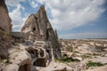 Cappadocia tuff formations ancient cave town Goreme