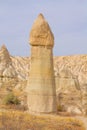 Cappadocia tuff formations landscape Royalty Free Stock Photo