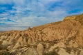 Cappadocia tuff rocks valley in autumn