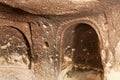 Church of Three Crosses in the Rose Valley in Cappadocia, Turkey Royalty Free Stock Photo