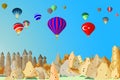 Cappadocia, Turkey balloons and fairy chimneys