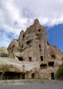 Cappadocia. Turkey. Cave house in the natural erosion formations. Royalty Free Stock Photo