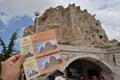 Cappadocia Turkey historical Uchisar castle rock entrance ticket