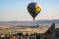 Cappadocia, Turkey, Europe, hot air balloons, dawn, Cavusin, adventure, castle, church, Central Anatolia, natural wonders, valley Royalty Free Stock Photo