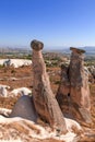 Cappadocia, Turkey. Urgup Fairy Chimneys Royalty Free Stock Photo