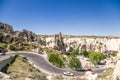 Cappadocia, Turkey. View Open Air Museum in Goreme National Park Royalty Free Stock Photo