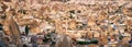 Cappadocian landscape by Goreme, Turkey