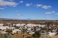 Cappadocian landscape with Mount Erciyes, Turkey