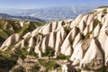 Cappadocian landscape. Pink rocks