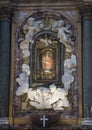 Cappella della Madonna della Cupa altar by Zenobio del Rosso in 1762. Royalty Free Stock Photo