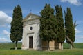 Cappella di Vitaleta (Tuscany) Royalty Free Stock Photo