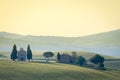 Cappella di Vitaleta, Val d'Orcia, Tuscany, Italy Royalty Free Stock Photo