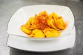 Cappelletti with Tomato Sauce