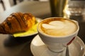 Cappuccino and brioches 2