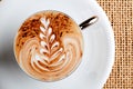 Cappuccino coffee cup Royalty Free Stock Photo